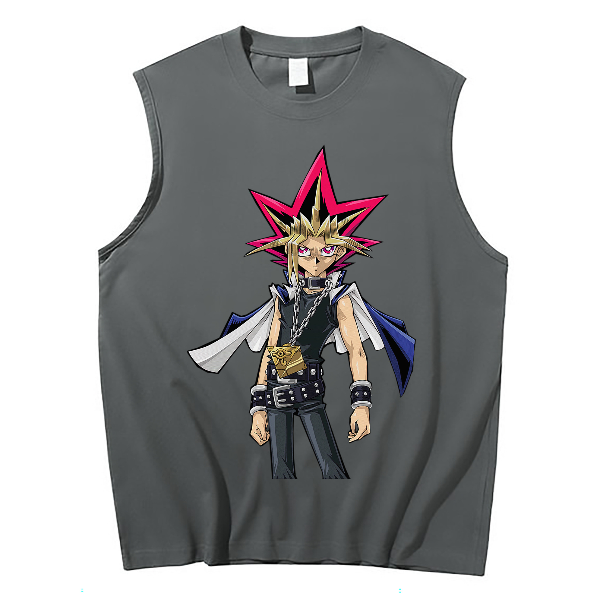 （画像用） 遊☆戯☆王 Yu-Gi-Oh! コットン100％タンクトップ（フロントプリント）